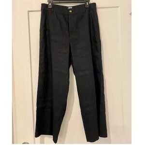 Alp N Rock ANR+ Black Linen Lagenlook Trousers size L